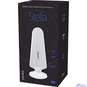 Perfeo ТВ антенна "STELLA", активная, встр. усилитель, DVB-T2 (PF-TV4563/PF_4506)
