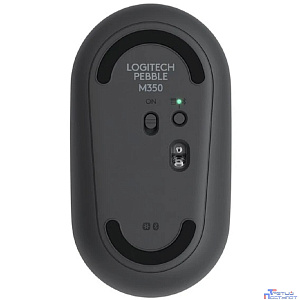 910-005718/910-005576 Мышь Logitech Pebble M350 графитовый оптическая (1000dpi) silent беспроводная BT USB для ноутбука (3but)