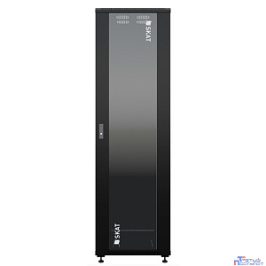 БАСТИОН SKAT TB-42R680GF-B Шкаф напольный универсальный серверный 42U 600х800мм, дверь стеклянная (4409) {1.5 года гарантия}