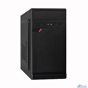Exegate EX283058RUS Корпус Minitower ExeGate BAA-106 Black, mATX, <AAA400, 80mm>, 2*USB, Audio