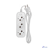 PROconnect (13-4205) Удлинитель 3 гнезда, 1,5м, 2х0,75мм?, б/з, белый