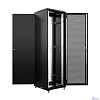 NTSS Шкаф напольный универсальный серверный NTSS R 47U 600х600мм, 4 профиля 19, двери перфорированная и сплошная металл, боковые стенки съемные, регулируемые опоры, разобранный, черный RAL 9005 NTSS-R