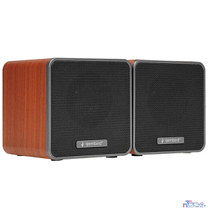 Gembird SPK-206, дерево, коричневый, 5 Вт, регулятор громкости, USB-питание