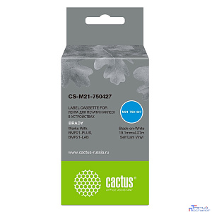 Картридж ленточный Cactus CS-M21-750427 черный для BRADY BMP21-PLUS, BMP21-LAB