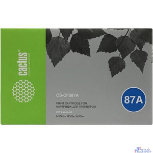CACTUS CF287A Картридж для HP LJ M506dn/M506n/M506x (9000стр.) с чипом