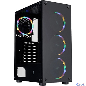 1STPLAYER FIRE DANCING V3-B / ATX / 4x120mm FRGB fans / V3-B-BK-4FS1