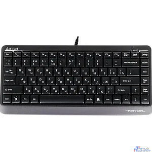 Клавиатура A4Tech Fstyler FK11 черный/серый USB slim