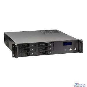Exegate EX279754RUS Серверный корпус Exegate Pro 2U480-HS06 <RM 19",  высота 2U, глубина 480, БП 600ADS, 6xHotSwap, USB>