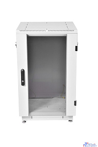 ЦМО Шкаф телекоммуникационный напольный 22U (600x600) дверь стекло (ШТК-M-22.6.6-1AAA) (2 коробки)