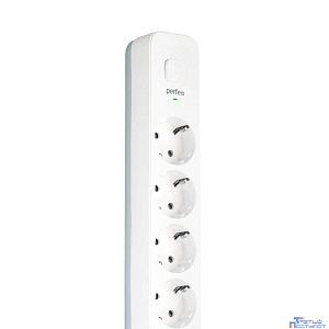 Perfeo "POWER STREAM", 2500W, 5.0м, 5 розеток, белый (PF_C3967)