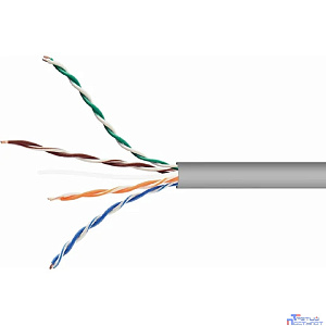Cablexpert [UPC-5051E-SOL] Кабель UTP кат.5e, 4 пары, 0.51 mm (305 м pullbox), CCA однож.