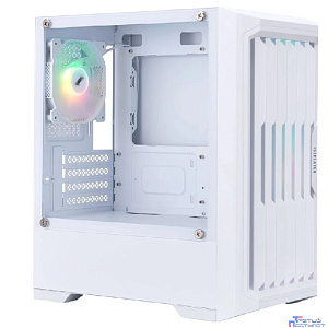 1STPLAYER BULLET HUNTER H2 ARGB White / mATX / 4x120mm ARGB fans / H2-WH-4F7-W