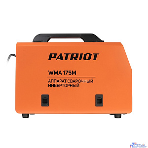 PATRIOT WMA 175M MIG/MAG/MMA Полуавтомат сварочный инверторный [605302150] { стальной и флюсовой проволокой 0.6/0.8 мм, сварка электродом (MMA) до 4мм, сварочный ток в режиме MIG: 40-170А }