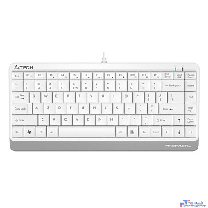 Клавиатура A-4Tech Fstyler FK11 белый USB slim [1391318]