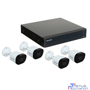 Falcon Eye FE-104MHD KIT ДАЧА SMART Комплект видеонаблюдения Гибридный регистратор с поддержкой AHD/TVI/CVI/IP/Аналог. Алгоритм сжатия H.264