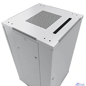 Cabeus ND-05C-42U60/80 Шкаф монтажный телекоммуникационный 19" напольный для распределительного и серверного оборудования 42U 600x800x2055mm (ШхГхВ) передняя и задняя перфорированные двери, ручка с за