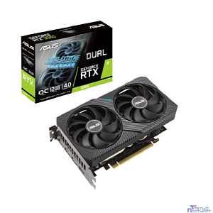 Видеокарта ASUS GeForce RTX3060 Dual OC Edition 12GB GDDR6 192bit 3*DP/HDMI  (DUAL-RTX3060-O12G-V2) RTL