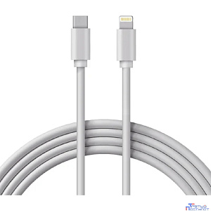 Rexant (18-1129) Кабель Lightning – Type-C 3A, 1м, ПВХ, белый