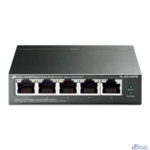 TP-Link TL-SG105PE Коммутатор Easy Smart с 5 гигабитными портами (4 порта PoE+)