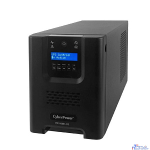 ИБП CyberPower PR1000ELCD {Line-Interactive, Tower, 1000VA/900W USB/RS-232/EPO/SNMPslot (8 IEC С13), 12В/12 Ач х 2}