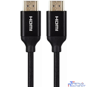 Кабель интерфейсный HDMI-HDMI VCOM ACG520BM-1.0 19M/M ver 2.0, 1М, iOpen (light)