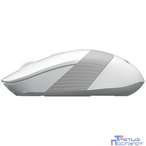 Мышь беспроводная A4Tech Fstyler FG10 , белый/серый , оптическая, 2000dpi , USB, 4 кнопки [1147569]