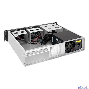 Exegate EX298531RUS Серверный корпус ExeGate Pro 2U400-04 <RM 19", высота 2U, глубина 400, БП 700PPH-SE, 2*USB>