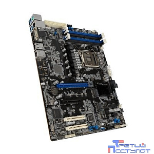 Asus P12R-E ATX {LGA 1200, 4x DDR4 DIMM (to 128GB ECC UDIMM), 6x USB 3.0 (4 rear), 8x SATA (4 in MiniSAS HD), 1x PCIE x16/x8, 1x PCIE x8, 1x PCIE x4, 2xM.2 22110, LAN 2x 1Gb, Video AST2600}
