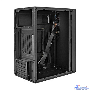 Exegate EX299244RUS Корпус Minitower ExeGate BAA-308U2-UNS350 (mATX, БП UNS350 с вент. 12см, 1*USB+2*USB3.0, HD Audio, черный)