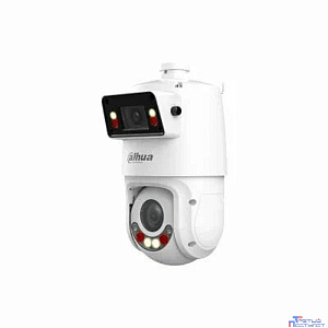 DAHUA DH-SDT4E225-4F-GB-A Уличная купольная PTZ IP-видеокамера с панорамным модулем, активным сдерживанием и ИИ1/2.8" 4Мп CMOS, 0.001 лк @F1.0, 2.8мм, разрешение: 2560?1440@25 к/с, ИК-подсветка 30м, L