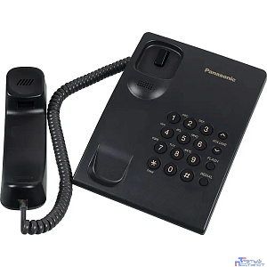 Panasonic KX-TS2350RUB (черный) {повтор номера, регул-ка громкости, кр.на стену}