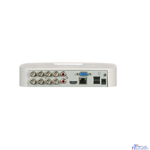 DAHUA DH-XVR4108C-I/T 8-канальный HDCVI-видеорегистратор c SMD HDCVI, AHD, TVI, IP, CVBS; IP-каналы: до 10 каналов, до 6Мп;  1 SATA III до 16Тбайт; видеоаналитика 1 HDMI, 1 VGA; 1 RJ45 100Мбит/с