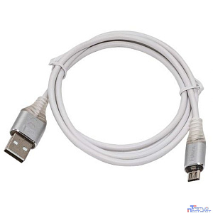 Filum Кабель интерфейсный FL-CPro-U2-AM-microBM-L1 USB 2.0, 1 м., 2A, индикатор заряда, разъемы: USB A male- USB micro B male, пакет. (956492)