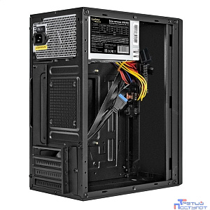 Exegate EX299225RUS Корпус Minitower ExeGate BAA-303U-UNS400 (mATX, БП UNS400 с вент. 12см, 2*USB+1*USB3.0, HD Audio, черный)