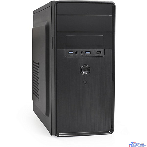 Exegate EX299296RUS Корпус Minitower ExeGate BA-309U2-UNS350 (mATX, БП UNS350 с вент. 12см, 1*USB+2*USB3.0, HD аудио, черный)