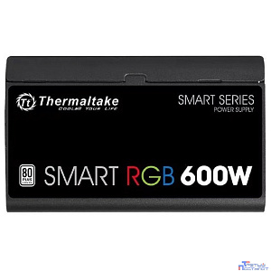 Блок питания Thermaltake Smart  RGB  [PS-SPR-0600NHSAWE-1]  600W / APFC / 80+