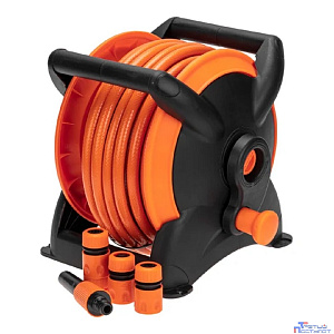 Rexant (62-0267) Катушка со шлангом 1/2" 15м, 3 коннектора, 1 распылитель