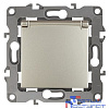 Эра Б0014696 12-2103-04 Розетка 2P+E Schuko со шторками с крышкой, 16АХ-250В, Эра12, шампань
