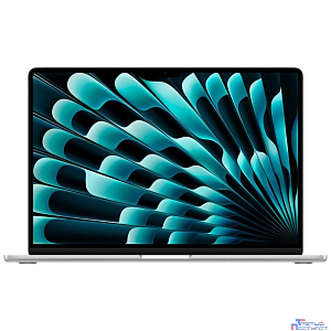 Apple MacBook Air 15-inch 2024 [MW1G3] (КЛАВ.РУС.ГРАВ.) Silver 15.3" Liquid Retina {(2880x1864) M4 8C CPU 10C GPU/16GB/256GB SSD/рекоменд.переходник 1991284} (A3241)
