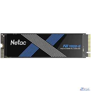 Твердотельный накопитель SSD M.2 Netac 4.0Tb NV7000Q Series <NT01NV7000Q-4T0-E4X> Retail (PCI-E 4.0 x4, up to 7100/6200MBs, 3D NAND, 2560TBW, NVMe 1.4, 22х80mm, heatspreader)