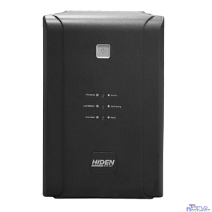 ИБП HIDEN EXPERT ULS2000E 2000ВА/1200Вт {Линейно-интерактивный,4xSchuko+2xIEC C13 LED, USB, встроенные АКБ 2x12B/9Ач}