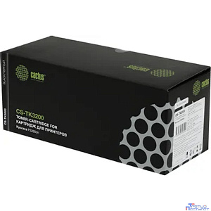 Картридж лазерный Cactus CS-TK3200 TK-3200 черный (40000стр.) для Kyocera P3260dn