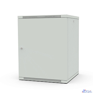 Шкаф настенный 19", 15U Filum FL-WB-1566MM-GY Wall Box (ШхГхВ) 600x600x757 мм, дверь сплошная металл, цвет серый RAL7035