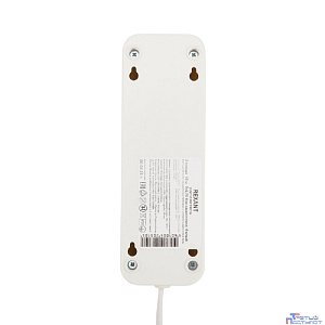 Rexant (11-8732) Удлинитель 3 гнезда, 10м, 2х0,75мм?, б/з, белый