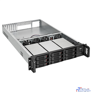 Exegate EX294280RUS Серверная платформа ExeGate Pro 2U650-HS09 <RM 19", высота 2U, глубина 650, Redundant БП 2x800W, 9xHotSwap, 2*USB>