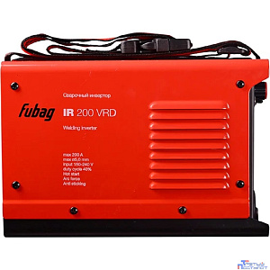 FUBAG IR 200 VRD Инвертор сварочный [38900/41328] { раб.напряжение 150-240В;Ном. напряжение, В 220, Сварочн. ток, А 30-200, Вес, кг 4,5}