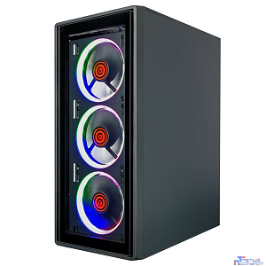 Ginzzu CL325 ATX FAN 4*RR4 FRGB передняя панель Стекло