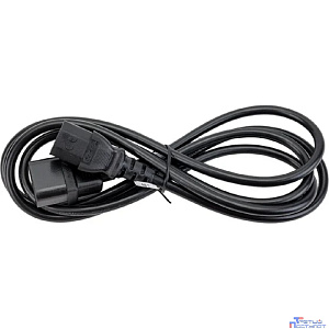 Cabeus PC-189-VDE-1.0-1.8M Кабель питания монитор-компьютер IEC 320 C13 - IEC 320 C14 (3x1.0), 1.8 м