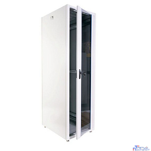 ЦМО Шкаф телекоммуникационный напольный ЭКОНОМ 48U (600 х 800) дверь стекло, дверь металл ШТК-Э-48.6.8-13АА
