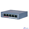 HIKVISION DS-3E0105P-E/M(B) 4 RJ45 100M PoE с грозозащитой 6кВ